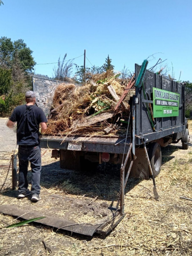 Yard debris removal services in Santa Rosa, CA.